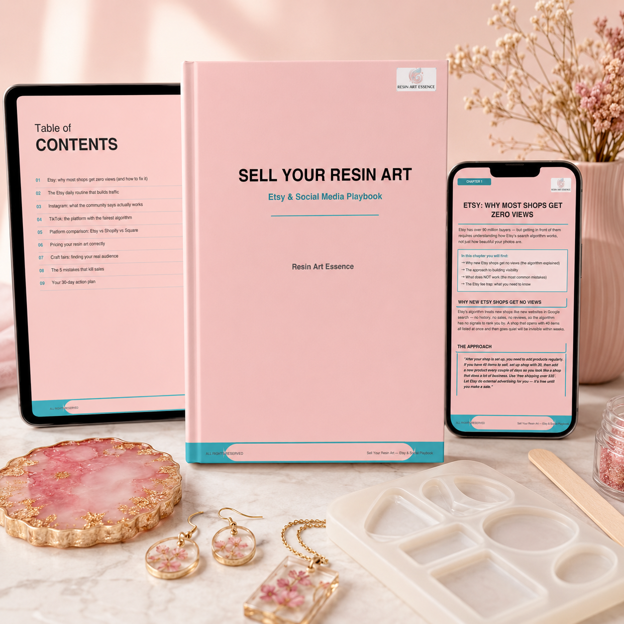 Grow Your Resin Shop — Etsy, Instagram & TikTok